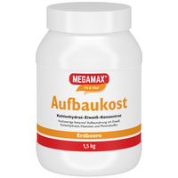 MEGAMAX Aufbaukost Erdbeere Pulver