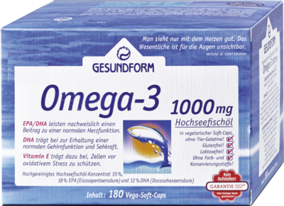 GESUNDFORM Omega-3 1000 mg Kapseln