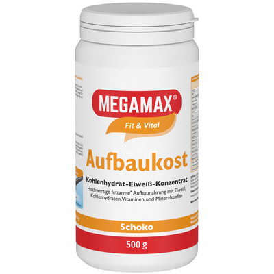 MEGAMAX Aufbaukost Schoko Pulver