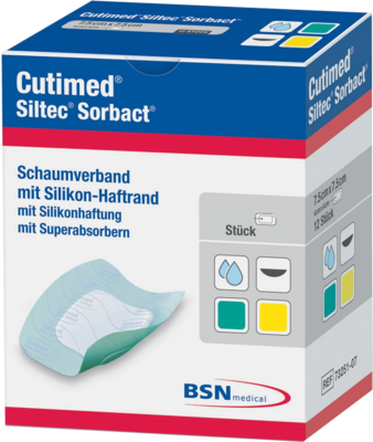 CUTIMED Siltec Sorbact B Sacrum PU-Verb17,5x17,5cm