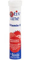 ACTIVLINE Vitamin C Blutorange Brausetabletten
