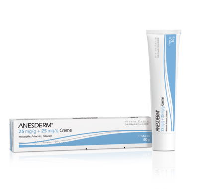 ANESDERM 25 mg/g + 25 mg/g Creme