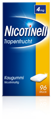 NICOTINELL Kaugummi Tropenfrucht 4 mg