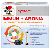 DOPPELHERZ Immun+Aronia system Ampullen