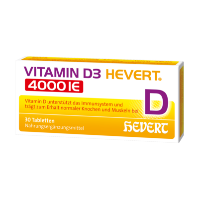VITAMIN D3 HEVERT 4000 I.E. Tabletten