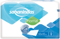 SABANINDAS normal Bettschutzeinlage 40x60 cm