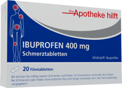 IBUPROFEN 400 mg Die Apotheke hilft Filmtabletten