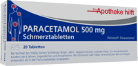 PARACETAMOL 500 mg Die Apotheke hilft Tabletten