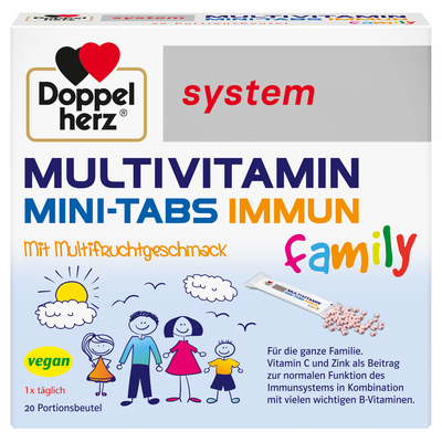 DOPPELHERZ Multivitamin Mini-Tabs family system