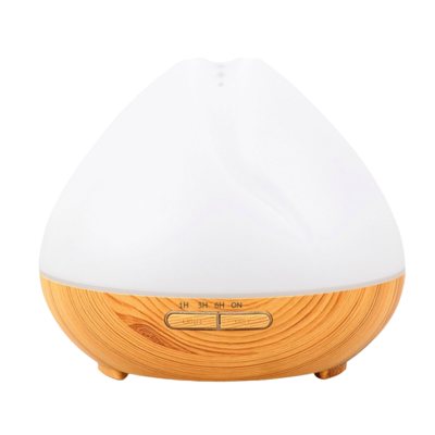 AROMA DIFFUSER Holzdesign+weiß mit LED