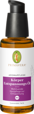 KÖRPERENTSPANNUNGSÖL Bio Aromapflege