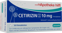 CETIRIZIN Fair-Med Healthcare 10 mg Filmtabletten