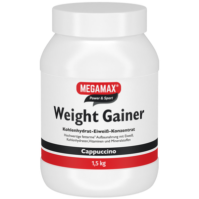 WEIGHT GAINER Megamax Cappuccino Pulver