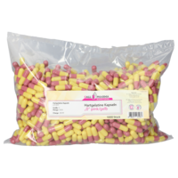 HARTGELATINEKAPSELN Gr.0 pink/gelb