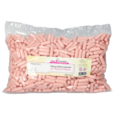 HARTGELATINEKAPSELN Gr.0 fleisch/fleisch