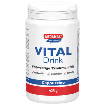 MEGAMAX Vital Drink Cappuccino Pulver