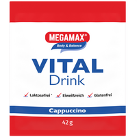 MEGAMAX Vital Drink Cappuccino Pulver