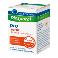 MAGNESIUM DIASPORAL pro+D3+K2 DEPOT Muskel+Kno.Tab