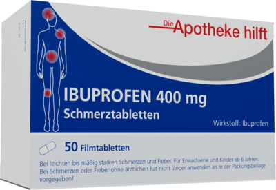 IBUPROFEN 400 mg Die Apotheke hilft Filmtabletten