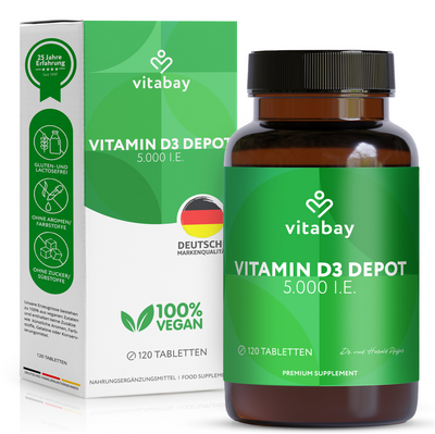 VITAMIN D3 DEPOT 5000 I.E. Cholecalciferol Tabl.