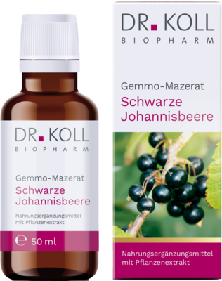GEMMO-MAZERAT schw.Johannisbeere Dr.Koll Ribes Tro
