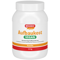 AUFBAUKOST vegan Vanille Megamax Pulver
