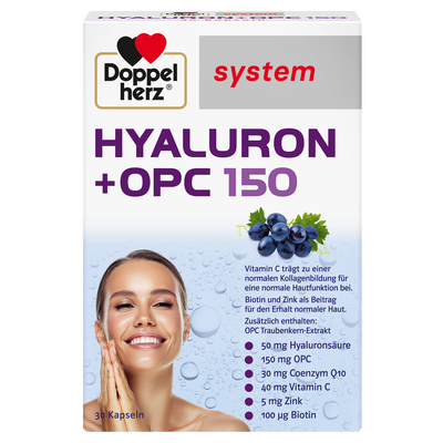 DOPPELHERZ Hyaluron+OPC system Kapseln