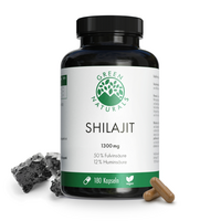 GREEN NATURALS Shilajit 1300mg hochdos.vegan Kaps.