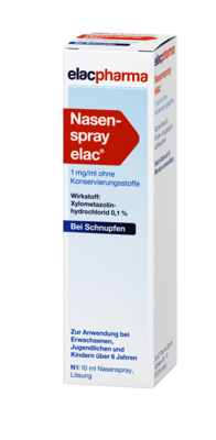 NASENSPRAY elac 1 mg/ml ohne Konservierungsstoffe