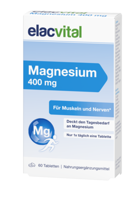 ELACVITAL Magnesium 400 mg Filmtabletten