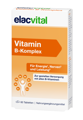 ELACVITAL Vitamin B-Komplex Filmtabletten