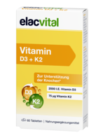ELACVITAL Vitamin D3+K2 Tabletten