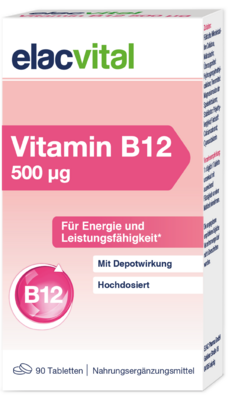 ELACVITAL Vitamin B12 500 µg Filmtabletten