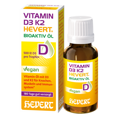 VITAMIN D3 K2 Hevert Bioaktiv Öl
