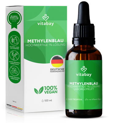 METHYLENBLAU HOCHWERTIGE 1% Lösung vegan