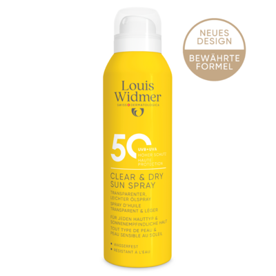 WIDMER Sun Clear & Dry Sun Spray UV 50 l.P.