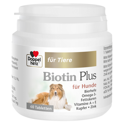 DOPPELHERZ für Tiere Biotin Plus Tabletten f.Hunde