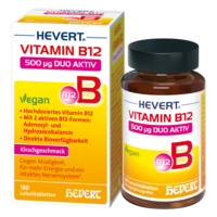 VITAMIN B12 HEVERT 500 µg Duo Aktiv Lutschtabl.