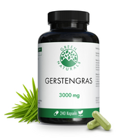 GREEN NATURALS Gerstengras 3000 mg vegan Kapseln