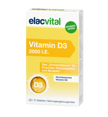 ELACVITAL Vitamin D3 2000 I.E. Filmtabletten