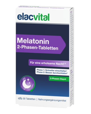 ELACVITAL Melatonin 2-Phasen-Tabletten