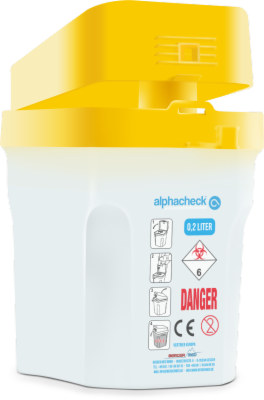 ALPHACHECK professional Entsorgungsbox 0,2 l
