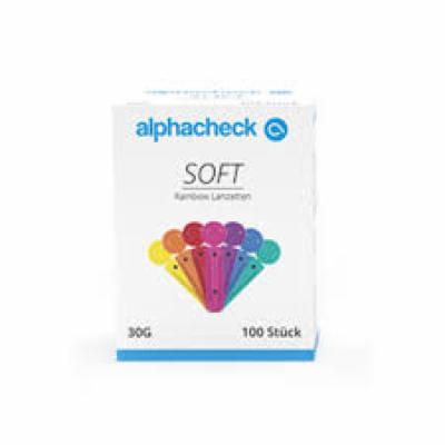 ALPHACHECK soft Rainbow Lanzetten 30 G