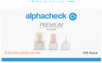 ALPHACHECK PREMIUM Pen-Nadeln 31 Gx6 mm