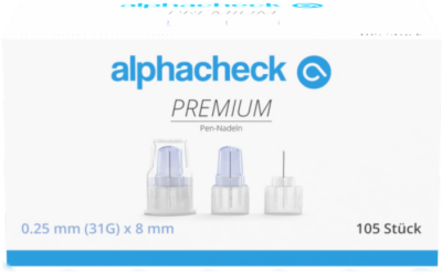 ALPHACHECK PREMIUM Pen-Nadeln 31 Gx8 mm